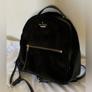 Kate Spade Velvet Backpack